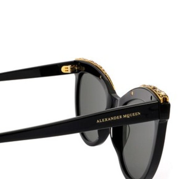 Alexander McQueen Cat Eye Crystal pave  Sunglasses main image 5